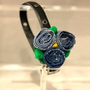 Floral Dog Collar Embellishment One Size